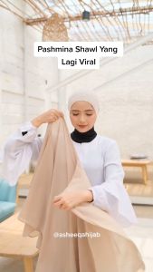 SHAWL MALAYSIA SQUARE PHASMINA HIJAB SEGI EMPAT OVAL CERUTY BABYDOLL