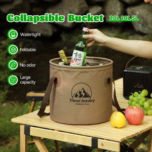 ถังน้ำแคมป์ปิ้งพับได้ 5L/10L/20L  ถังเก็บน้ำ ทรงกลม ถังพับภายนอก ถังน้ำแข็ง ถังน้ำแคมปิ้ง ถังน้ำพับได้ ถังเก็บน้ำ