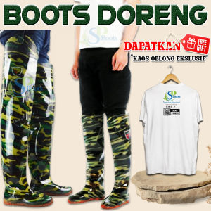 【GRATIS KAOS】SEPATU BOOTS FULL KARET PETANI SAWAH ANTI KEONG DORENG SEPAHA MANCING SAFETY BUKAN AP