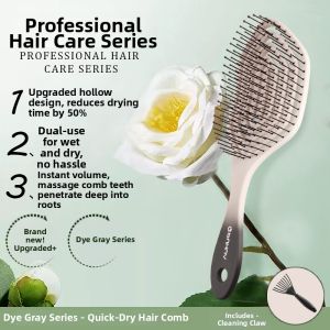 PUHUA | Detangling Styling Comb Volume High Elasticity Anti-Tangle Smooth Hair Scalp Massage Cushion