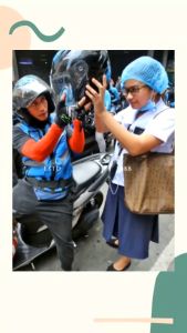 Shower cap for Angkas and Joyride Passenger (BLUE) Bouffant Cap/ Surgical Cap 100pcs 21inch disposable..