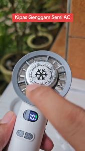 AOKI Kipas Turbo Cool PRO Mini AC – Super Sejuk Angin Kencang Pengisian Type-C Layar Digital Angin Maksimal! Turbo Jet Design Fan Sisi Konditori