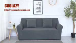 1/2/3/4 Seater Elastic Sofa Cover Regular L Shape Seat Cover Slipcover Dustproof s L Shaped Sofa Cover Protector