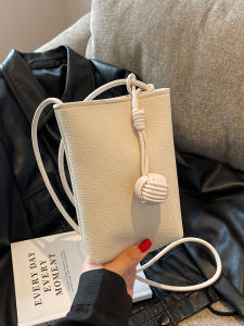 TANGKOU | Lightweight New 2026 Textured Mini Crossbody Bag