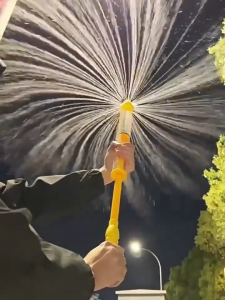 Umbrella Fireworks Water Gun 350ml Pull-Type Water Blaster with Multi-Spray Effect Summer Outdoor Water Toy for Kids Beach Pool Party