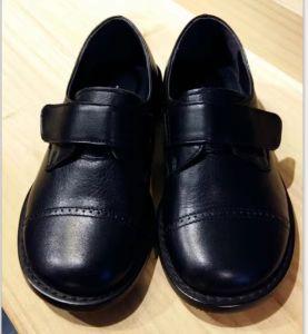 In Stock South Korea Aidl Childrens Shoes Boys and Girls Childrens Genuine Leather Performance Birthday Cowhide Wedding Shoes Black Leather Shoes Flats