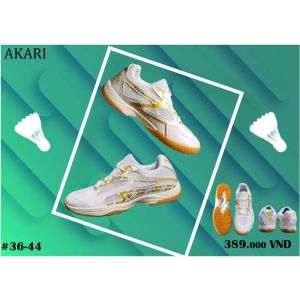 Nagaki Akari – Giày Cầu Lông Chính Hãng | Nhẹ – Bám Sân – Êm Chân | Nam Nữ( Tặng kèm bó gối và tất thể thao )