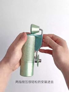 Phụ kiện đậy nắp cối xay cà phê và tích hợp khe cắm tay quay