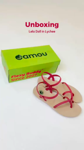 GOFORT Sandal Tali Silang Slip Wanita Kekinian Terbaru Casual LELA Sandal Pesta Cantik