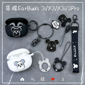 Cool Cartoon Silicone Protective Case for Honor Earbuds 3i X3i 3Pro Bluetooth Earphones Anti-Fall Soft Shell Mens Style Huawei