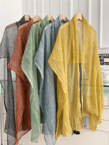 Pouie | Stylish Thin Silk Scarf for Spring and Summer Wear