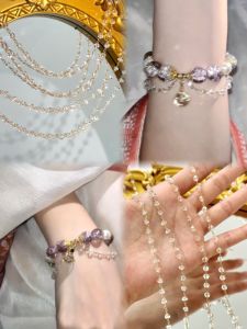 Morning Dew Crystal Pure Copper Chain Accessories DIY Handmade Bracelet Necklace Jewelry Loose Beads Accessories