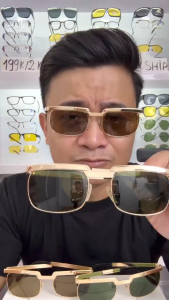 kính mắt nam solex gọng kim loại tròng thuỷ tinh chịu lực tặng ví khăn lau bảo hành 12 tháng hàng loại 1