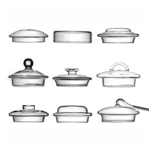 Chinese Style Glass Tea Set Accessories Tea Pot Lid Tea Pot Spout Cup Cover Third Wave Handmade Beverage Diningware