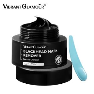 Vibrant Glamour Blackhead Mask Remover Bamboo Charcoal Penghilang Komedo Masker Wajah 30 Gram Original