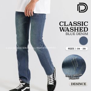 DESINCE Men Jeans Denim Long Pants Seluar Panjang Casual Plus Size Pant MP 040