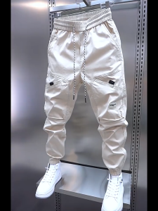 [5XL 8XL]Plus Size Cargo Pants for Men Stretchable Breathable Trouser Pants Sports Lounge Pants Multi-Pocket Leggings Work Pants