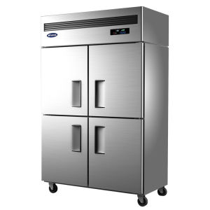 Commercial Refrigerator & Freezer Stainless Steel Dual Temperature Preservation Cabinet