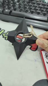Bandai | Hot Anime Ninja Kunai Fridge Magnet Toys Cartoon Cosplay Props PVC Shuriken Model Decoration Refrigerator Magnets Toys Gift