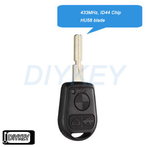 Remote Car Key Fob 3 Buttons 315MHz / 433MHz ID44 Chip for BMW E31 E32 E34 E36 E38 E39 E46 Z3
