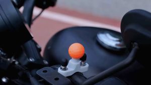 Original MOTOWOLF® NEW CP Holder UPGRADED DESIGN Dual Charging MDL 2827D/MDL2827E SHOCK ABSORBING CELLPHONE HOLDER