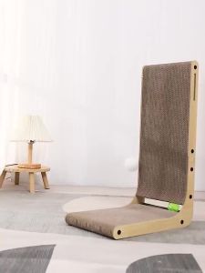 GREENPETS L-Shaped Cat Scraper Board Cat Scratching Play Cat Scratching Toy Wear-Resistant Scratching Post