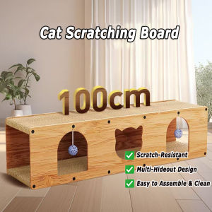 Cat Scratcher Tunnel Bed Integrated | Corrugated Paper Wear-Resistant Scratch-Resistant Cat House