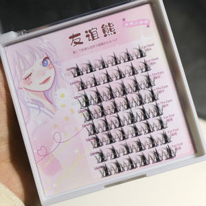 Super Natural Eight Clouds Devil Single Cluster Cartoon False Eyelashes Large Capacity Beginner Friendly Fine Stem Pure Desire