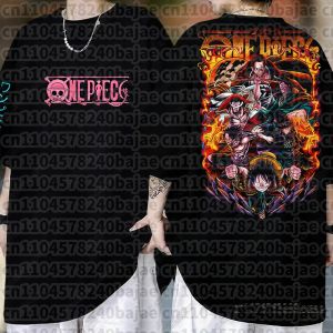 Bandai | One Piece Monkey D Luffy Anime T Shirt Men Women Summer Cotton Short Sleeve Tee Cartoon Print Streetwear Casual Graphic Top 2026