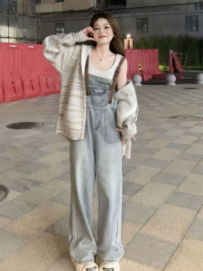 Quần Jeans Dài Thẳng Rộng Màu Nâu Cổ Điển Cho Nữ Mùa Xuân Hè Quần Ống Đứng Ôm Dáng Thiết Kế Khóa Da Cao Cấp Thường Ngày