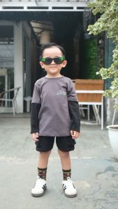Celana Cargo Anak Patch Baby Terry Minimay Maysara 1 2 3 4 5 Tahun