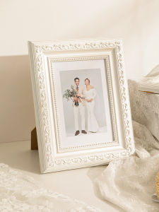 Nordic Real Wood Picture Frame Stand 6 Inch 7 Inch 8 Inch Couples Wedding Photo Printing Washing Picture Frame Hanging Wall Frame