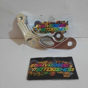 BREKET DEPAN KALIPER 2PISTON 2P FULL CNC FOR DISC 220MM & 260MM PNP YAMAHA MIO SPORTY OLD/ MIO 5TL/ FINO 125 GRAND