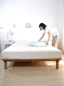 วัวนำโชค มุ้งกันยุง มุ้งสปริงกาง 4ฟุต 5ฟุต 6ฟุ กันแมลง ซิประบายอากาศได้ มุ้งกันยุงพร้อมซิปติดตั้งด้านล่างเพื่อป้องกันเด็กตยง ใช้งานง่าย