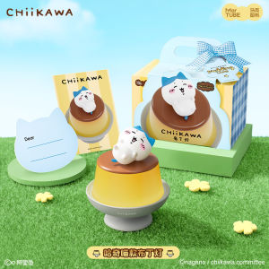 Chiikawa Character Birthday Christmas Gift Pudding Light Figure Collectible Toy Japanese ACG Work PVC Material Joint Series