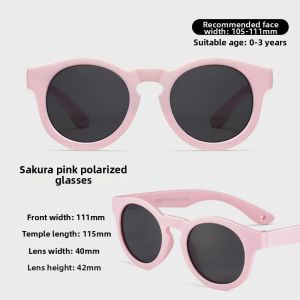 UV Protection Sunproof Folding Childrens Sunglasses 3-6 Years