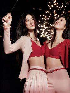 Ubras | New Year Red LUCK No-size Seamless Bra Set