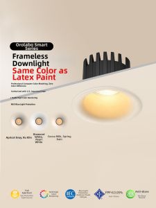 ZAGE | Intelligent Bezel-less Recessed Downlight Anti-dazzle Full Spectrum Eye-protection