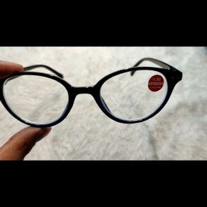 Kacamata Minus (-) Dewasa Pria Wanita Lensa Anti Radiasi Blueray ( U.K -0.50 S/D -4.00 ) FREE CASE Kacamata Baca Jarah Jauh Minus Blueray Anti Cahaya Biru Bingkai Hitam Oval Super Focus Korean Style Terbaru