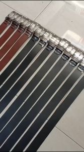 Ikat Pinggang Pria Sabuk Pria Bahan Kulit Imitasi Gesper Men Belt PU Leather Polos Formas Casual