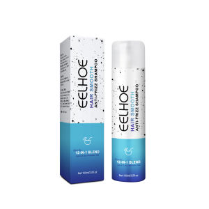 Eelhoe Anti Frizz Shampoo Deep Clean Scalp Treatment Nourishing Oil Control Repair Damaged Dryness Smoothing Hair Straightening Shampoo Nourish Damaged Hairtail Oil Control Cleaning Fluffiness Anti Irritability Moisturizing Soft Hair Shampoo