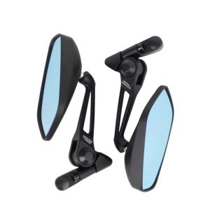 Vigorpow Street King Side Mirror V2 Anti-Glare Adjustable Blue Lens CNC Alloy Universal for Motorcycle