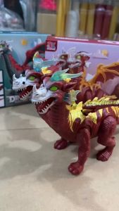 Bộ Đồ Chơi Khủng Long Bạo Chúa T-Rex Chạy Pin Có Đèn Có Nhạc Cho Bé - Đồ Chơi Khủng Long Chạy Pin