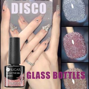 UR SUGAR 7ml Refective Glitter Gel Nail UV Polish Iridescent Sparkling Sequins Soak Off UV LED Varnish Nail Art Decoration