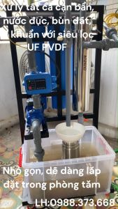 Lọc tổng nhỏ vời siêu lọc UF PVDF