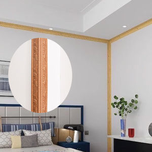 Amoki【Ready in Stock】 Wall Skirting Line Wallpaper 3D Foam Border Waist Line Decoration 230cmx8cm