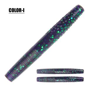 Bộ Mồi Câu Mềm Spinpoler Fat Worm Senko Finesse TPR 2.75 Inch 14 Món Kèm Hộp Dành Cho Cá Bass Cá Pike Mồi Câu Kiểu Swim Bait Ned Worm Rig Stickbait
