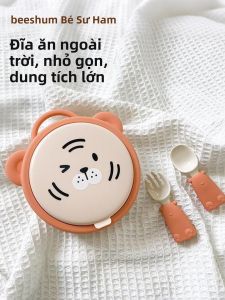 Beeshum | Bộ Dụng Cụ Ăn Tự Lập Dành Cho Bé Tiện Mang Đi Chất Liệu An Toàn Thực Phẩm