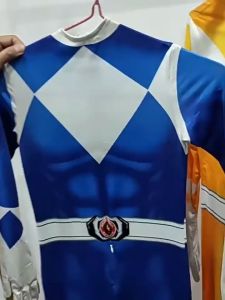 Halloween Pesta Dewasa Wanita Perkasa Morphin Power Rangers Cosplay Kostum Mewah Superhero Jumpsuit