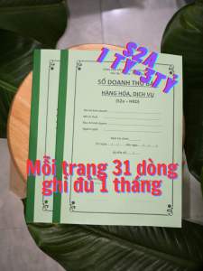 Combo 2 sổ S2a - hộ kinh doanh nhóm 2